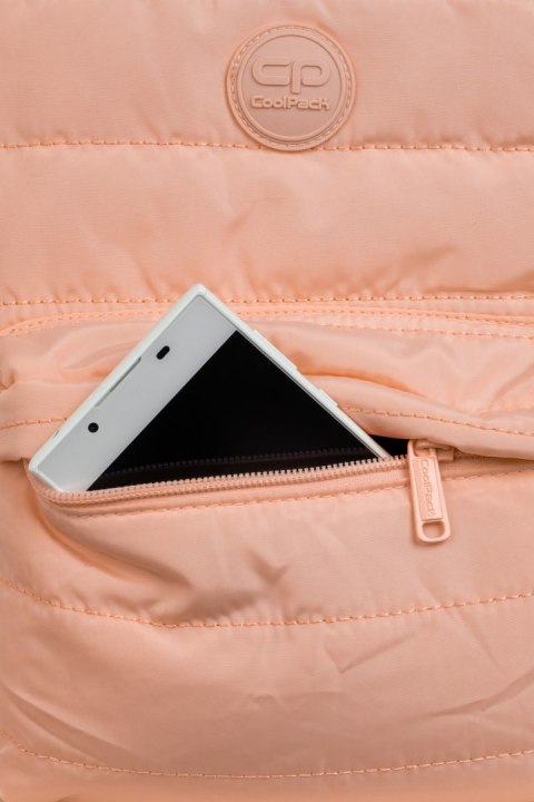 COOLPACK - ABBY - PLECAK MŁODZIEŻOWY - PASTEL / POWDER PEACH COOLPACK - ABBY - PLECAK MŁODZIEŻOWY - PASTEL / POWDER PEACH
