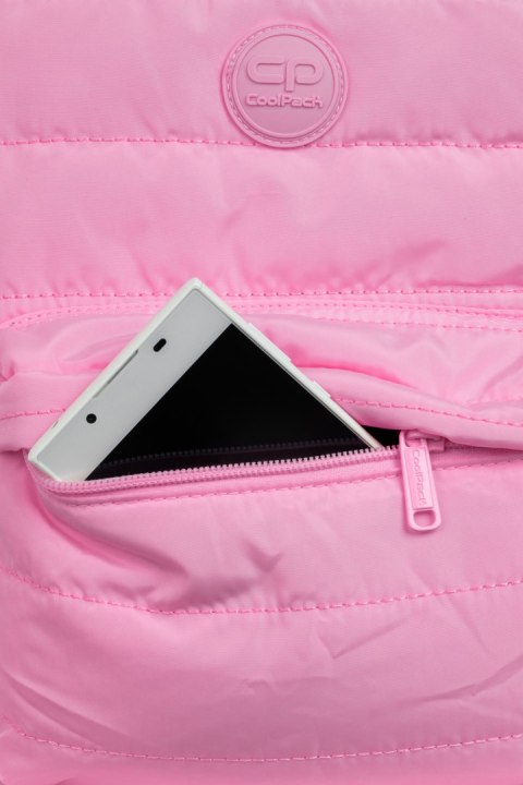 COOLPACK - ABBY - PLECAK MŁODZIEŻOWY - PASTEL / POWDER PINK COOLPACK - ABBY - PLECAK MŁODZIEŻOWY - PASTEL / POWDER PINK