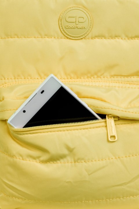 COOLPACK - ABBY - PLECAK MŁODZIEŻOWY - PASTEL / POWDER YELLOW COOLPACK - ABBY - PLECAK MŁODZIEŻOWY - PASTEL / POWDER YELLOW
