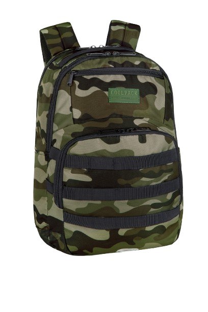 COOLPACK - ARMY - PLECAK MŁODZIEŻOWY - CAMO CLASSIC COOLPACK - ARMY - PLECAK MŁODZIEŻOWY - CAMO CLASSIC