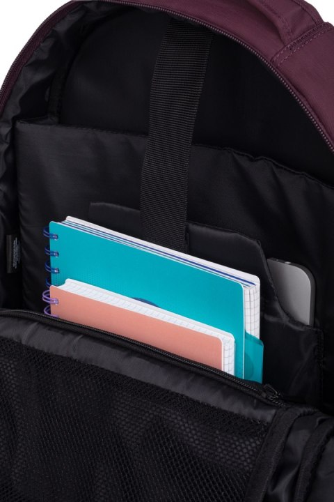 COOLPACK - FALET - PLECAK BIZNESOWY - BURGUNDY COOLPACK - FALET - PLECAK BIZNESOWY - BURGUNDY