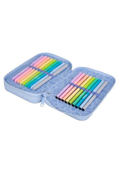 COOLPACK - JUMPER 2 - PIÓRNIK PODWÓJNY Z WYPOSAŻENIEM - PASTEL / POWDER BLUE COOLPACK - JUMPER 2 - PIÓRNIK PODWÓJNY Z WYPOSAŻENIEM - PASTEL / POWDER BLUE