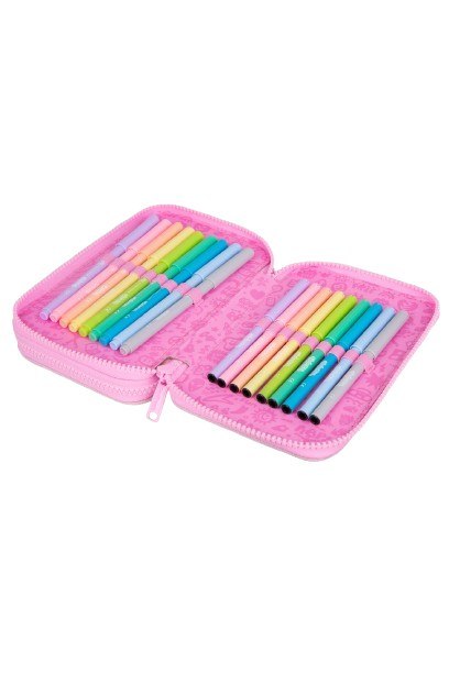 COOLPACK - JUMPER 2 - PIÓRNIK PODWÓJNY Z WYPOSAŻENIEM - PASTEL / POWDER PINK COOLPACK - JUMPER 2 - PIÓRNIK PODWÓJNY Z WYPOSAŻENIEM - PASTEL / POWDER PINK