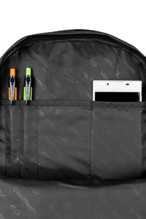 COOLPACK - SCOUT - PLECAK MŁODZIEŻOWY - SNOW BLACK COOLPACK - SCOUT - PLECAK MŁODZIEŻOWY - SNOW BLACK