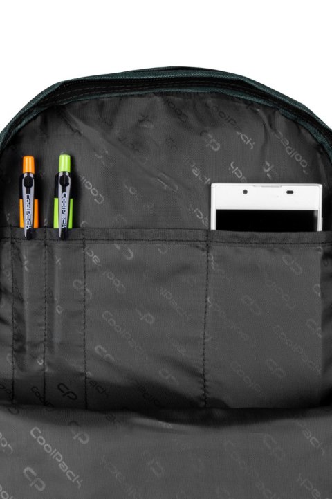 COOLPACK - SCOUT - PLECAK MŁODZIEŻOWY - SNOW GREEN COOLPACK - SCOUT - PLECAK MŁODZIEŻOWY - SNOW GREEN