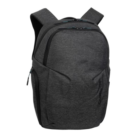 COOLPACK - SHAR - PLECAK BIZNESOWY - GREY/GREEN COOLPACK - SHAR - PLECAK BIZNESOWY - GREY/GREEN