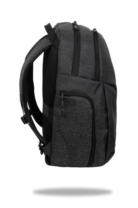 COOLPACK - SHAR - PLECAK BIZNESOWY - GREY/GREEN COOLPACK - SHAR - PLECAK BIZNESOWY - GREY/GREEN