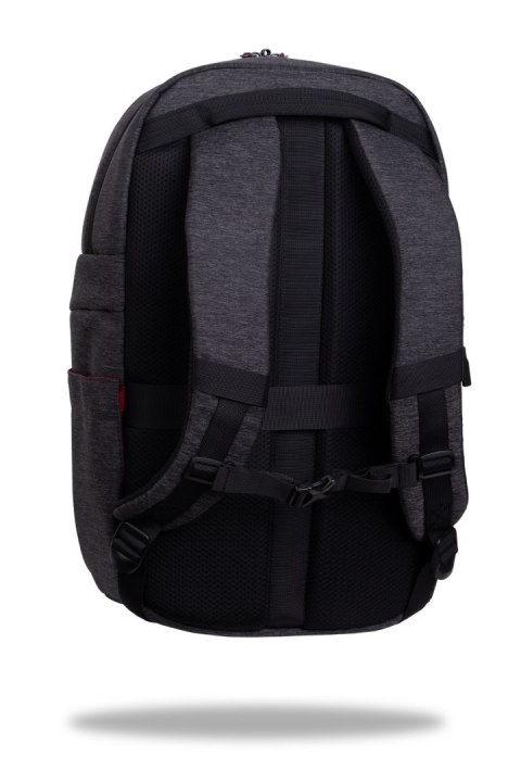 COOLPACK - SHAR - PLECAK BIZNESOWY - GREY/RED COOLPACK - SHAR - PLECAK BIZNESOWY - GREY/RED