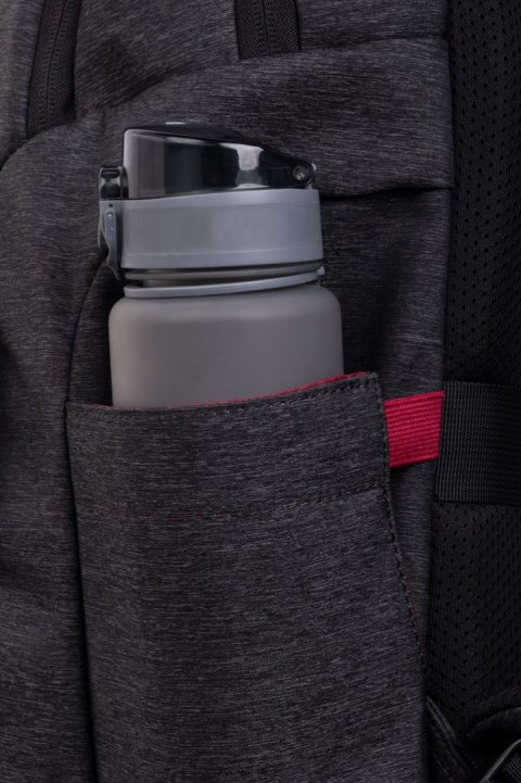 COOLPACK - SHAR - PLECAK BIZNESOWY - GREY/RED COOLPACK - SHAR - PLECAK BIZNESOWY - GREY/RED