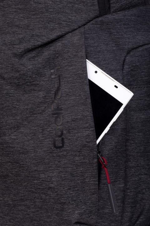 COOLPACK - SHAR - PLECAK BIZNESOWY - GREY/RED COOLPACK - SHAR - PLECAK BIZNESOWY - GREY/RED