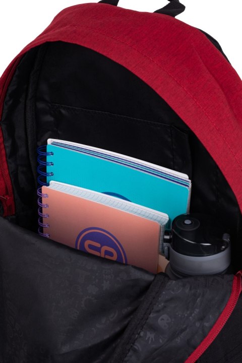 COOLPACK - SONIC - PLECAK MŁODZIEŻOWY - BURGUNDY COOLPACK - SONIC - PLECAK MŁODZIEŻOWY - BURGUNDY