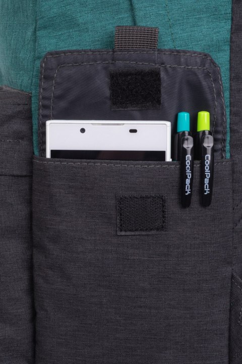 COOLPACK - SONIC - PLECAK MŁODZIEŻOWY - GREEN COOLPACK - SONIC - PLECAK MŁODZIEŻOWY - GREEN