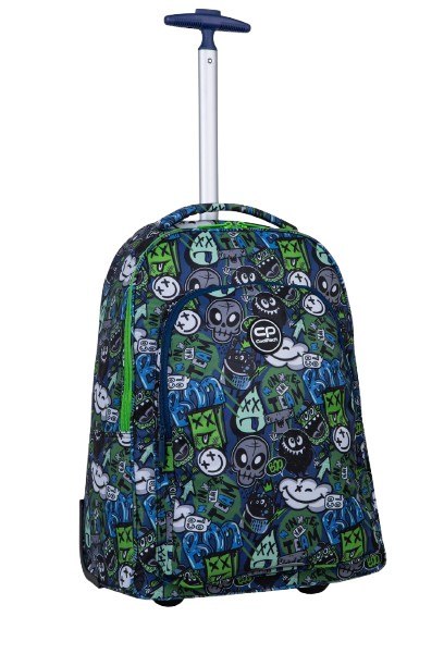 COOLPACK - ALAN - PLECAK MŁODZIEŻOWY NA KÓŁKACH - MONSTER TEAM COOLPACK - ALAN - PLECAK MŁODZIEŻOWY NA KÓŁKACH - MONSTER TEAM