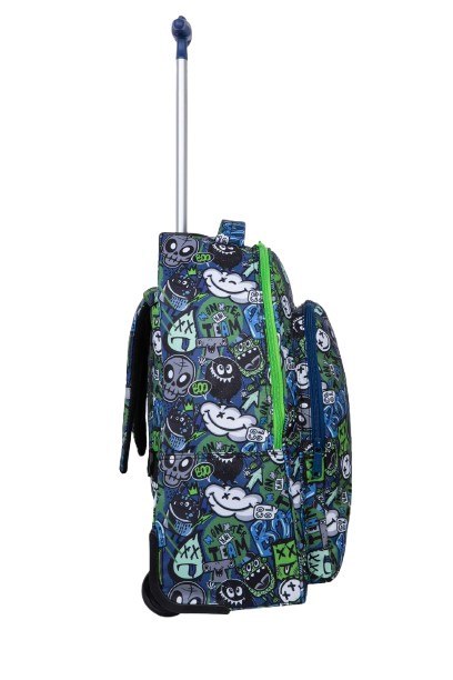 COOLPACK - ALAN - PLECAK MŁODZIEŻOWY NA KÓŁKACH - MONSTER TEAM COOLPACK - ALAN - PLECAK MŁODZIEŻOWY NA KÓŁKACH - MONSTER TEAM