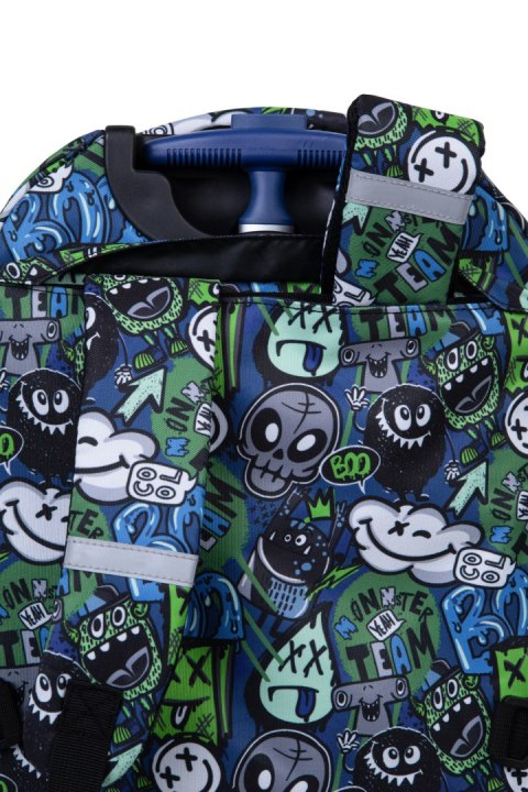 COOLPACK - ALAN - PLECAK MŁODZIEŻOWY NA KÓŁKACH - MONSTER TEAM COOLPACK - ALAN - PLECAK MŁODZIEŻOWY NA KÓŁKACH - MONSTER TEAM