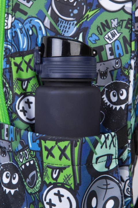 COOLPACK - ALAN - PLECAK MŁODZIEŻOWY NA KÓŁKACH - MONSTER TEAM COOLPACK - ALAN - PLECAK MŁODZIEŻOWY NA KÓŁKACH - MONSTER TEAM