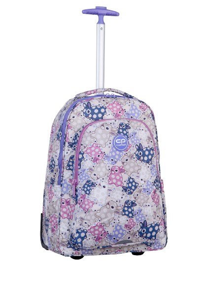 COOLPACK - ALAN - PLECAK MŁODZIEŻOWY NA KÓŁKACH - WHITE BUNNY COOLPACK - ALAN - PLECAK MŁODZIEŻOWY NA KÓŁKACH - WHITE BUNNY