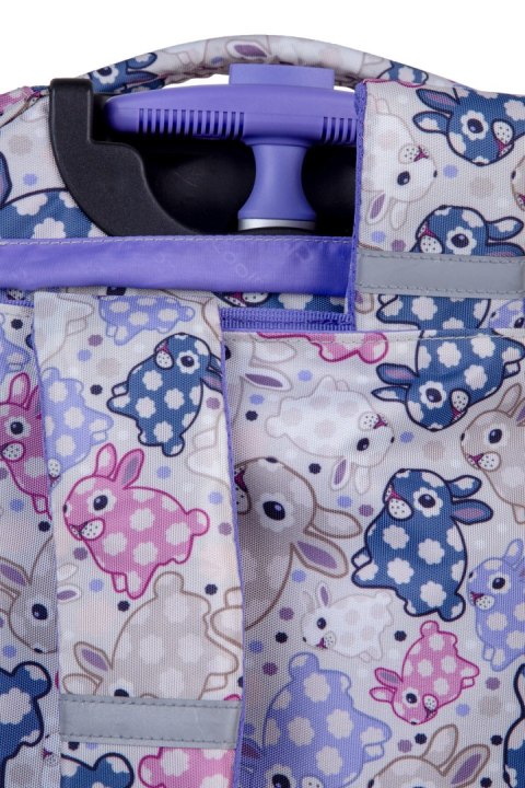 COOLPACK - ALAN - PLECAK MŁODZIEŻOWY NA KÓŁKACH - WHITE BUNNY COOLPACK - ALAN - PLECAK MŁODZIEŻOWY NA KÓŁKACH - WHITE BUNNY