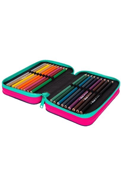 COOLPACK - JUMPER 3 - PIÓRNIK POTRÓJNY Z WYPOSAŻENIEM - LADY COLOR COOLPACK - JUMPER 3 - PIÓRNIK POTRÓJNY Z WYPOSAŻENIEM - LADY COLOR