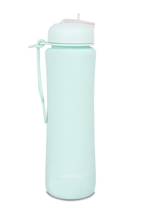 COOLPACK - PUMP - BIDON SILIKONOWY - 600 ml - PASTEL / POWDER MINT COOLPACK - PUMP - BIDON SILIKONOWY - 600 ml - PASTEL / POWDER MINT
