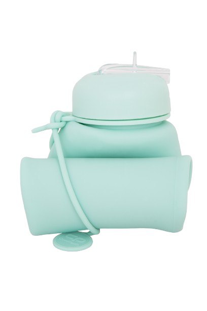 COOLPACK - PUMP - BIDON SILIKONOWY - 600 ml - PASTEL / POWDER MINT COOLPACK - PUMP - BIDON SILIKONOWY - 600 ml - PASTEL / POWDER MINT