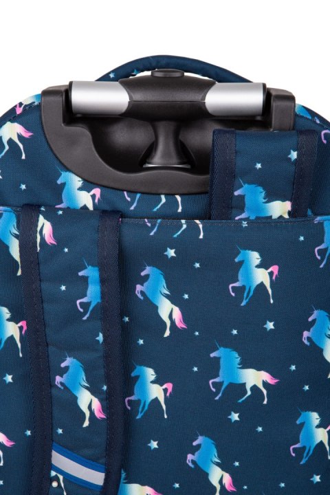 COOLPACK - STARR - PLECAK MŁODZIEŻOWY NA KÓŁKACH - BLUE UNICORN COOLPACK - STARR - PLECAK MŁODZIEŻOWY NA KÓŁKACH - BLUE UNICORN