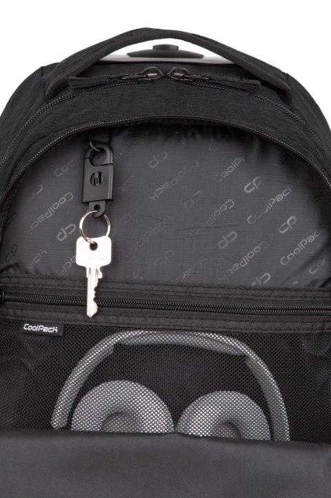 COOLPACK - SUMMIT - PLECAK MŁODZIEŻOWY NA KÓŁKACH - SNOW BLACK COOLPACK - SUMMIT - PLECAK MŁODZIEŻOWY NA KÓŁKACH - SNOW BLACK