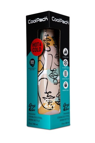 COOLPACK - TERMO BOTTLE - BIDON METALOWY - ART DECO