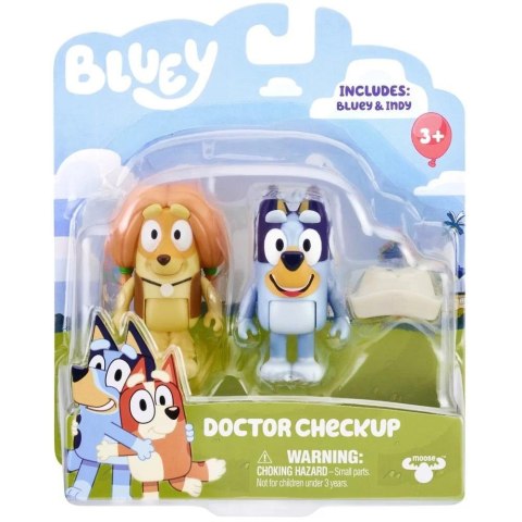 Bluey Figurka Wizyta u lekarza 2szt Bluey Figurka Wizyta u lekarza 2szt