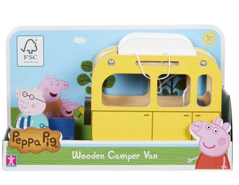 Peppa Pig - Drewniany kamper z figurką Peppa Pig - Drewniany kamper z figurką