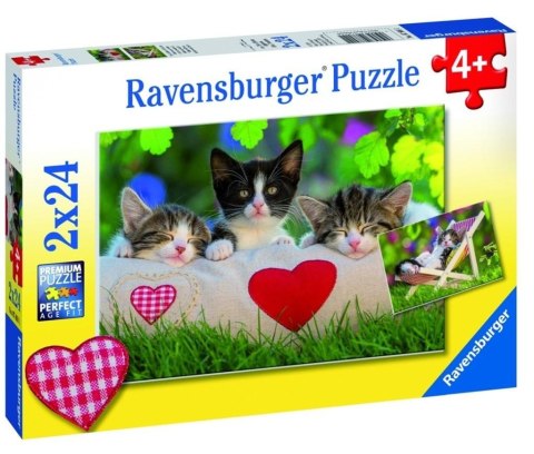 Puzzle 2x24 Kotki Puzzle 2x24 Kotki