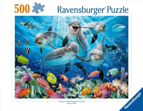 Puzzle 2D 500 Delfiny Puzzle 2D 500 Delfiny