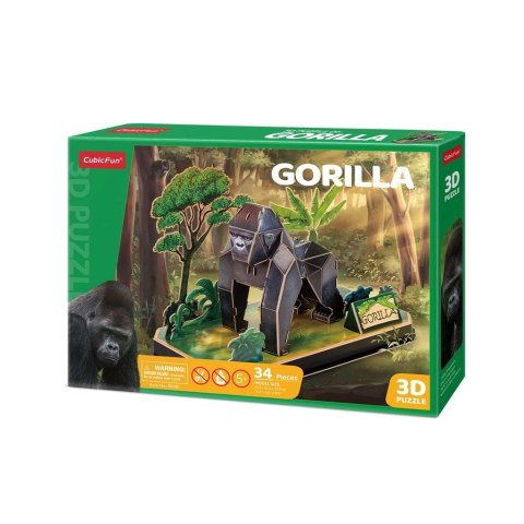 Puzzle 3D Zwierzęta Goryl Puzzle 3D Zwierzęta Goryl