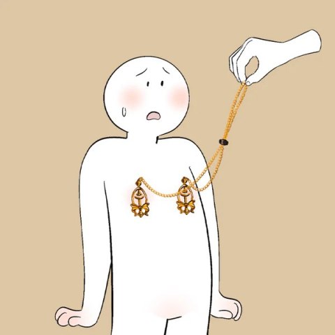 Upko zaciski na sutki Pulling Chain Nipple Clamps