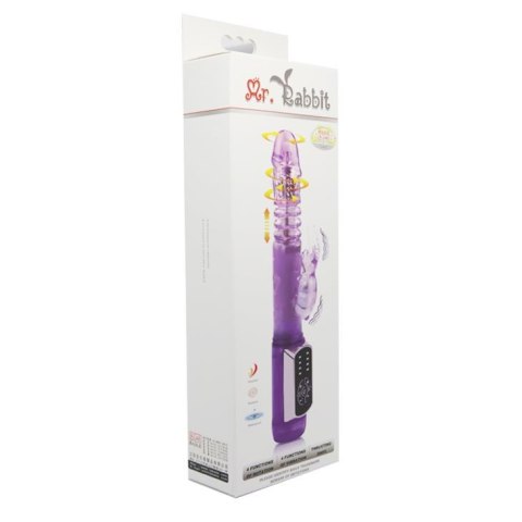 Wibrator królik rotacja posuw masażer 24cm erotyka Wibrator królik rotacja posuw masażer 24cm erotyka