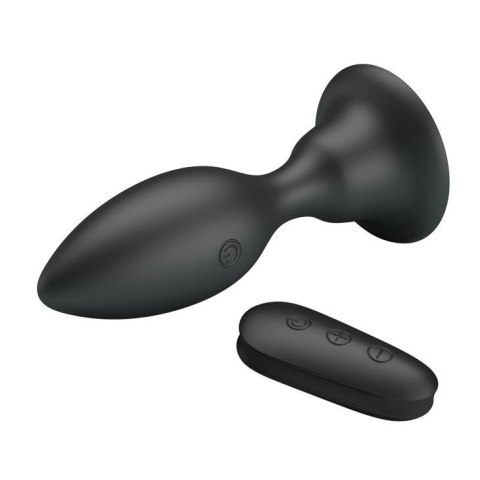 Wibrujący korek analny z pilotem 12 trybów 10cm Wibrujący korek analny z pilotem 12 trybów 10cm