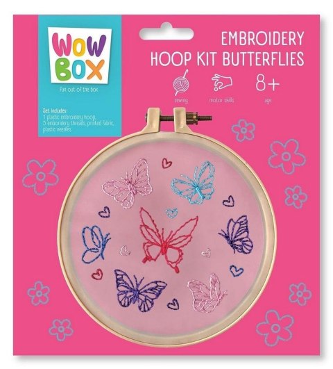 Wow Box. Zestaw do haftowania Motylki Wow Box. Zestaw do haftowania Motylki