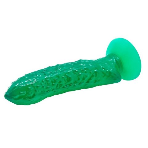 Dildo fikuśny ogórek chropowata tekstura 17 cm Dildo fikuśny ogórek chropowata tekstura 17 cm