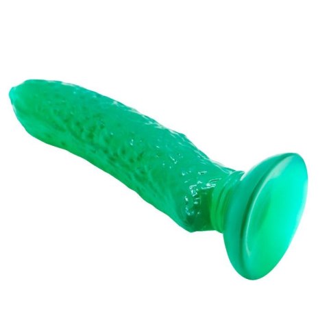 Dildo fikuśny ogórek chropowata tekstura 17 cm Dildo fikuśny ogórek chropowata tekstura 17 cm