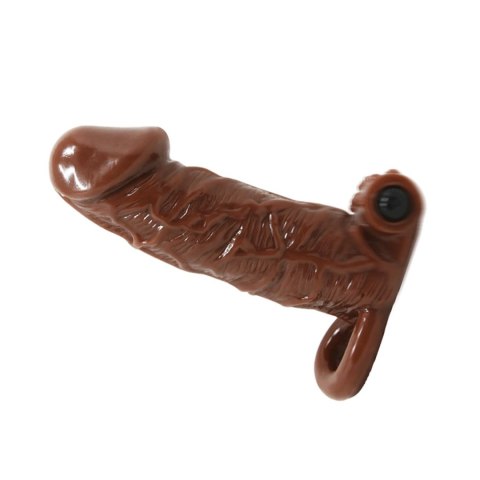 Małe kompaktowe dildo murzyńskie żylaste 15 cm