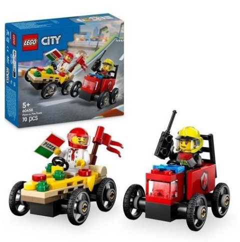 LEGO(R) CITY 60458 (4szt) Zestaw wyścigówek: pizza LEGO(R) CITY 60458 (4szt) Zestaw wyścigówek: pizza