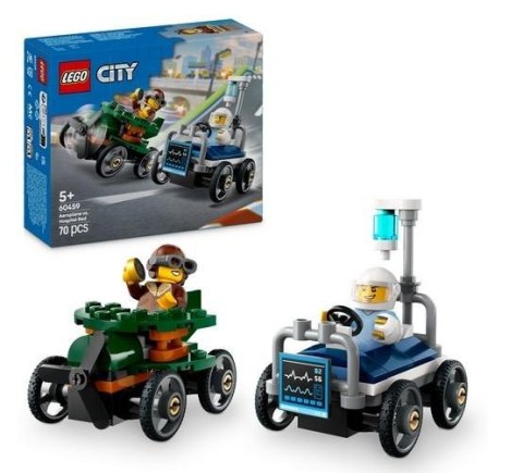 LEGO(R) CITY 60459 (4szt) Zestaw wyścigówek: samolot LEGO(R) CITY 60459 (4szt) Zestaw wyścigówek: samolot
