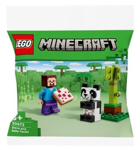 LEGO(R) MINECRAFT 30672 (30szt) Steve i mala panda LEGO(R) MINECRAFT 30672 (30szt) Steve i mala panda
