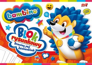 Blok rysunkowy A4 20 kartek okładka kredowana 80 g/m2 ZWIERZAKI UCZNIAKI