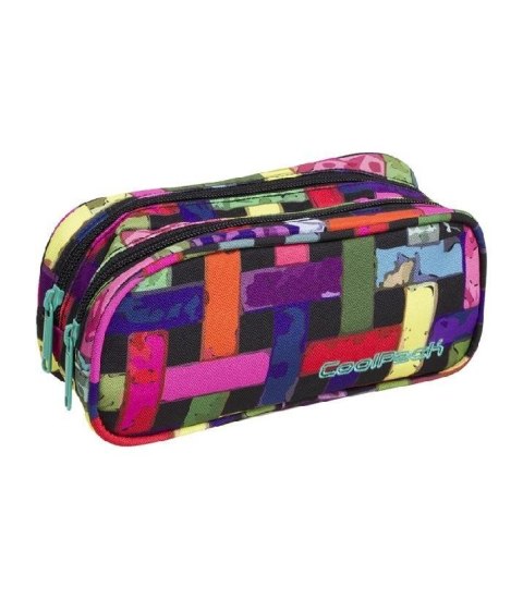COOLPACK - CLEVER - SASZETKA PODWÓJNA PROSTOKĄTNA - Ribbon Grid COOLPACK - CLEVER - SASZETKA PODWÓJNA PROSTOKĄTNA - Ribbon Grid