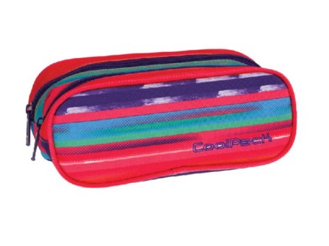 COOLPACK - CLEVER - SASZETKA PODWÓJNA - Texture stripes - prostokątna COOLPACK - CLEVER - SASZETKA PODWÓJNA - Texture stripes - prostokątna