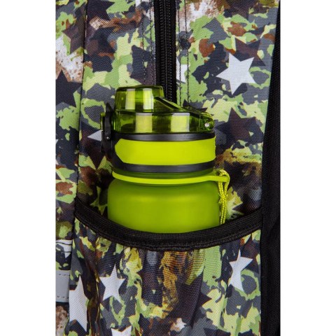 COOLPACK - JOY S - PLECAK MŁODZIEŻOWY - ARMY STARS COOLPACK - JOY S - PLECAK MŁODZIEŻOWY - ARMY STARS