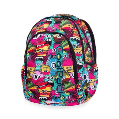 COOLPACK - PRIME - PLECAK MŁODZIEŻOWY - WIGGLY EYES PINK COOLPACK - PRIME - PLECAK MŁODZIEŻOWY - WIGGLY EYES PINK