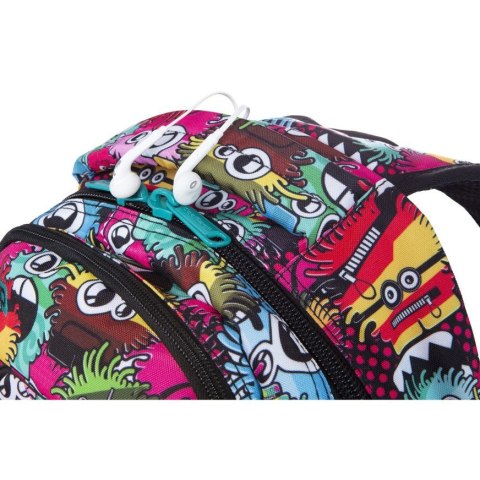 COOLPACK - PRIME - PLECAK MŁODZIEŻOWY - WIGGLY EYES PINK COOLPACK - PRIME - PLECAK MŁODZIEŻOWY - WIGGLY EYES PINK