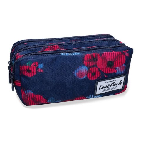COOLPACK - PRIMUS - SASZETKA POTRÓJNA - RED POPPY COOLPACK - PRIMUS - SASZETKA POTRÓJNA - RED POPPY